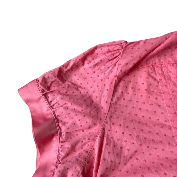 Apt 9 Women’s Pink Babydoll Tie Back Top Puff Sleeve Y2K Style Sleeveless Blouse - Picture 8 of 8